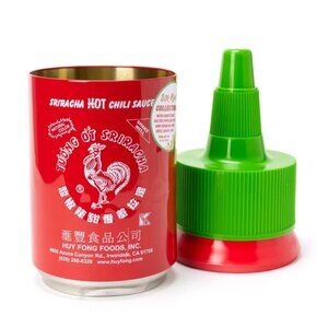 Sriracha Hot Chili Sauce Huge Bottle-Shaped Storage Tin 19 1/2" x 7"